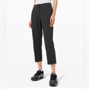 GUC Lululemon In Power Mix Rise Crop 24 Inch - Size 10 - Black